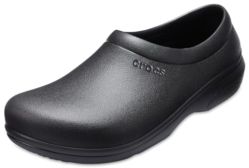 Crocs On The Clock Work SlipOn, Unisex für Erwachsene Slipper, Black, von Crocs