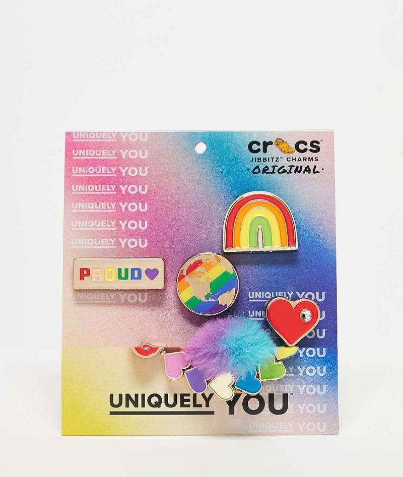 Crocs - Proud - 5er-Pack Jibbitz-Anstecker-Bunt von Crocs