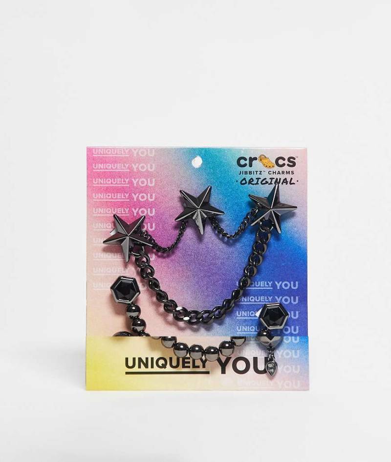 Crocs - Punk Gunmetal - Jibbitz-Anstecker-Bunt von Crocs