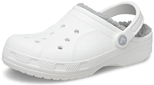 Crocs Ralen Lined Clog, Holzschuh, White/Light Grey, von Crocs