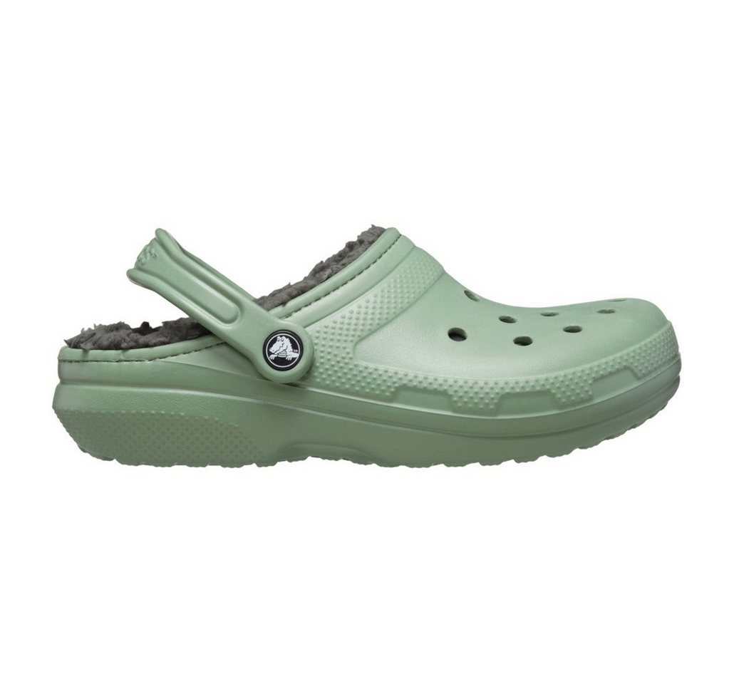 Crocs Sandale Classic Lined Clog (mit Innenfutter) grün - 1 Paar Badeschuh von Crocs