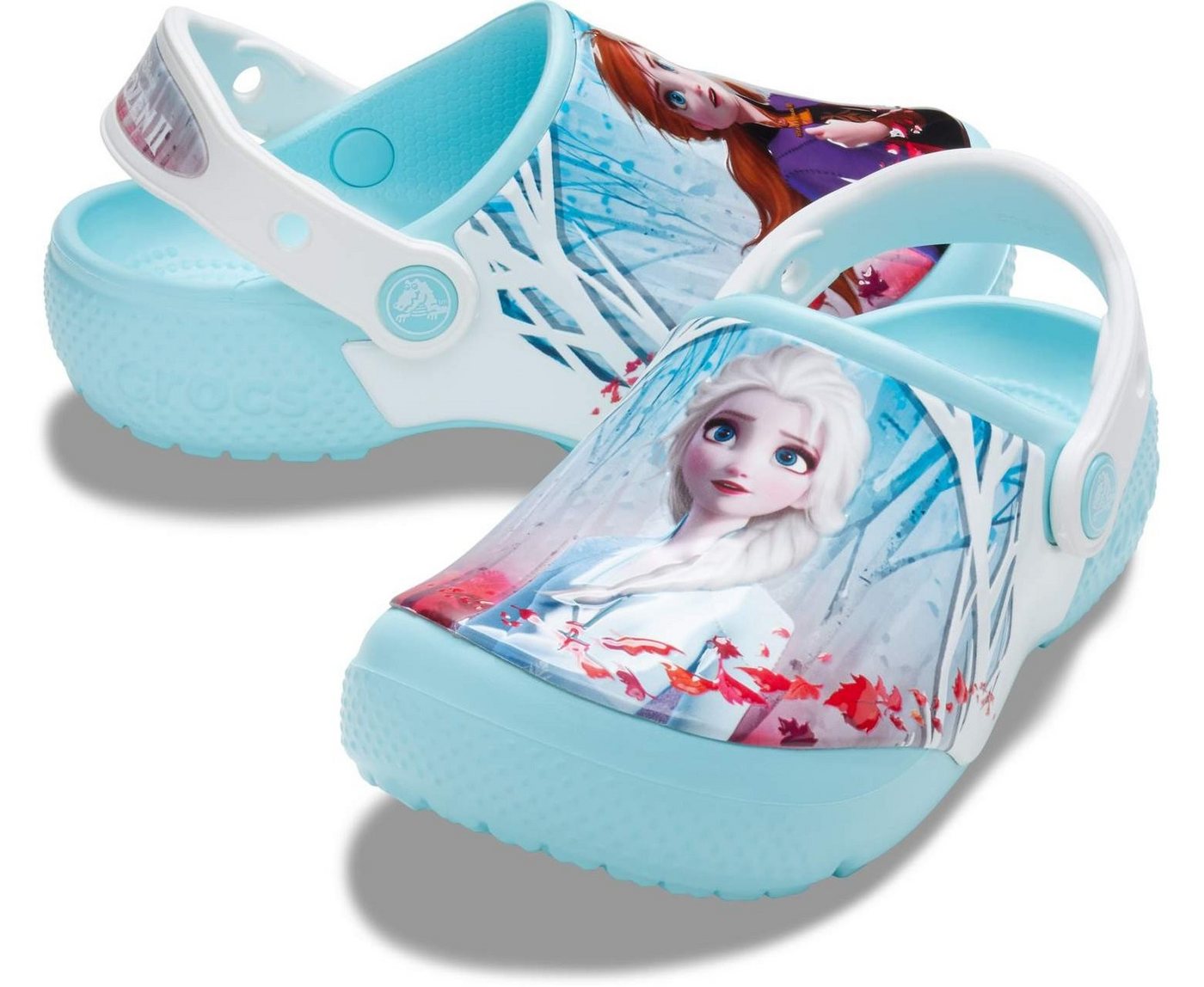 Crocs Sandale Clog Fun Lab Disney Frozen2 hellblau Kinder - 1 Paar Badeschuh von Crocs