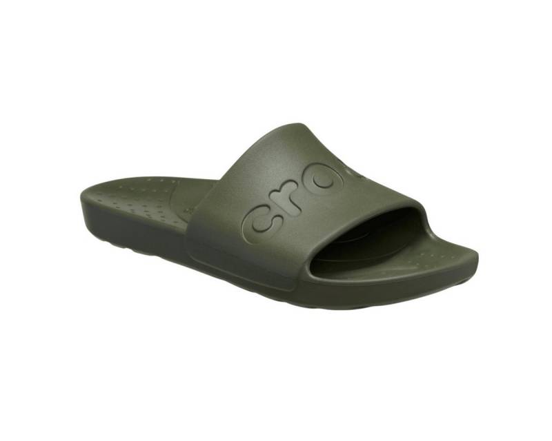 Crocs Sandale Slide dunkelgrün - 1 Paar Badeschuh von Crocs