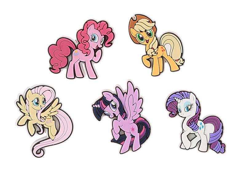 Crocs Schuhanstecker "Jibbitz™ My Little Pony: Friendship is Magic" Set, Kein Spielzeug. Nicht für Kinder unter 3 Jahren geeignet, 5 Stk. tlg. Schuh Charms für My Little Pony Fans von Crocs