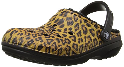 Crocs Schuhe Classic Lined Graphic Clog 203592 Black/Espresso 36-37 von Crocs