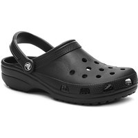 Crocs Herren Pantoletten schwarz Gummi von Crocs