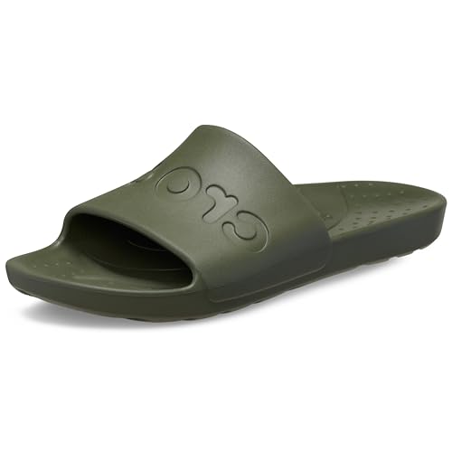 Crocs Unisex Erwachsene Slide Badeschlappen, Army Green, 39/40 EU von Crocs