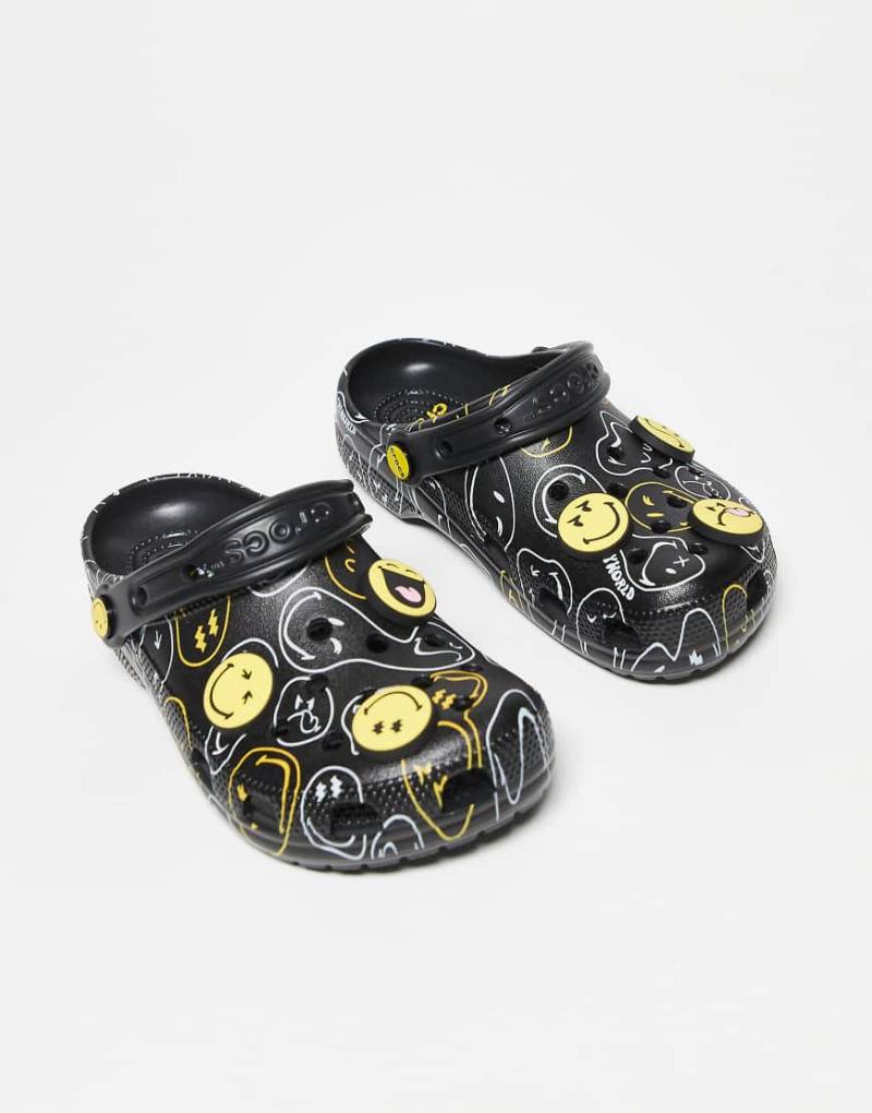 Crocs - Smile - Klassische Clogs in Schwarz von Crocs