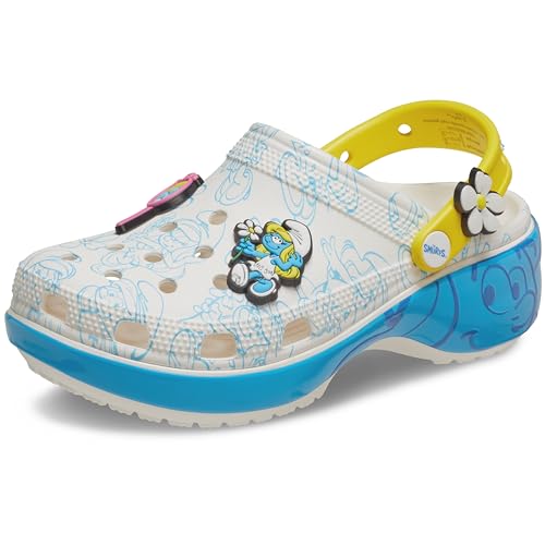Crocs Smurfs Platform Clog 41-42 EU Multi von Crocs