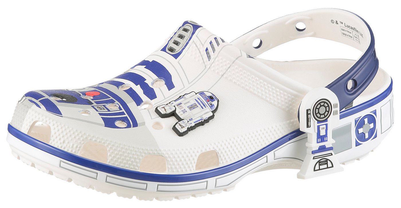 Crocs STAR WARS™ R2-D2 Kids Classic Clog Clog Fan Geschenk, Hausschuh mit 2 exklusiven Jibbitz™-Ansteckern von Crocs