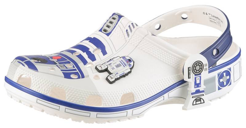 Crocs STAR WARS™ R2-D2 Kids Classic Clog Clog Fan Geschenk, Hausschuh mit 2 exklusiven Jibbitz™-Ansteckern von Crocs