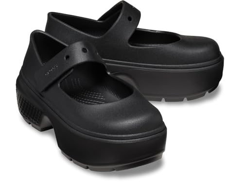 Crocs Stomp Mary Jane Damen Schwarze Schuhe - EUR 37-38 von Crocs