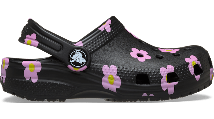 Crocs | Kinder | Toddler Classic Flower  | Clogs | Schwarz | 22 von Crocs