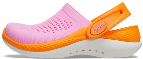 Crocs LiteRide 360 Clog T Holzschuh, Taffy Pink/Orange Zing, 22-23 von Crocs