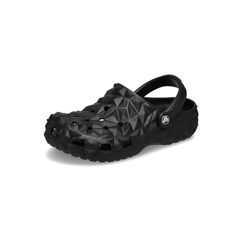 Crocs Uni-Erwachsene Classic Geometric Clog Black Clogs, schwarzes, 38/39 EU von Crocs
