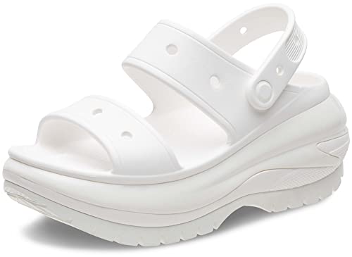 Crocs Unisex, Damen Sandale Classic Mega Crush weiß M7W9 Crocs Unisex, Damen Sandale Classic Mega Crush weiß M7W9 von Crocs