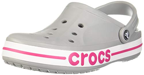 Crocs Unisex Adult Bayaband Clog, Mehrfarbig Hellgrau Candy Pink, 36 EU von Crocs