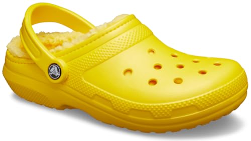 Crocs Unisex Classic Lined Clogs, Lemon/Lemon, 37/38 EU von Crocs