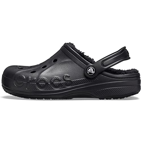 Crocs Herren und Damen Baya Gefütterter Clog | Warme und Flauschige Hausschuhe von Crocs