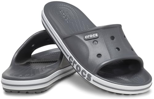 Crocs Unisex Bayaband Slide Schiebe-Sandalen, schiefergrau, 37/38 EU von Crocs