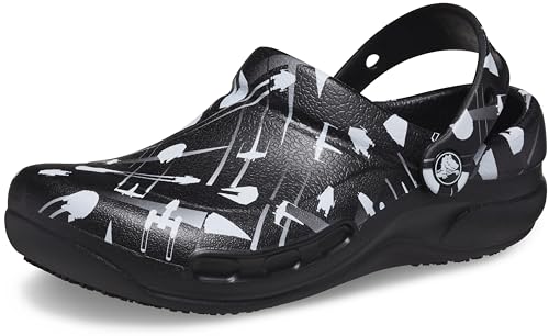 Crocs Unisex Bistro Graphic Clog Holzschuh, Star Wars Black, 36/37 EU von Crocs