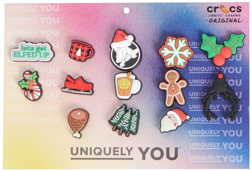 Crocs Unisex Brightfriday erhöht, 13 Stück Schuhanhänger von Crocs