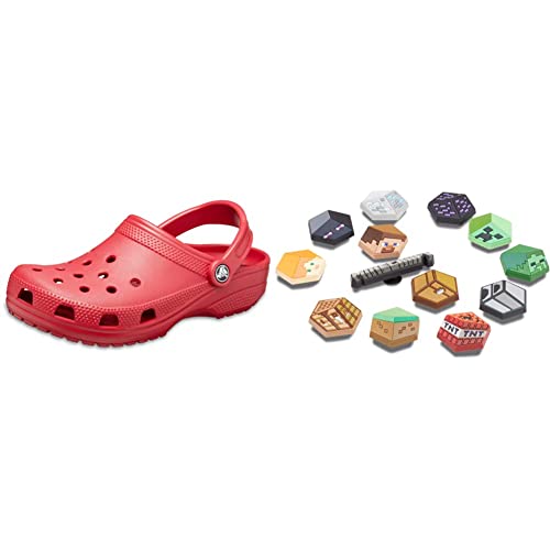 Crocs Unisex Classic Clog + Minecraft 13pc Jibbitz von Crocs