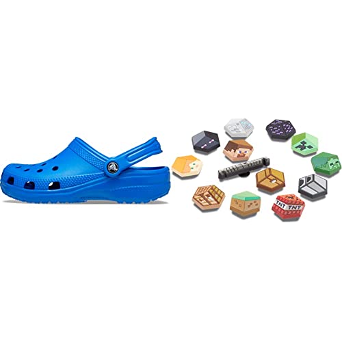 Crocs Unisex Classic Clog + Minecraft 13pc Jibbitz von Crocs