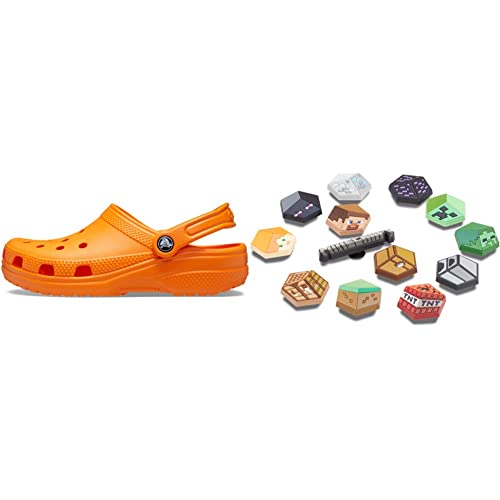 Crocs Unisex Classic Clog + Minecraft 13pc Jibbitz von Crocs