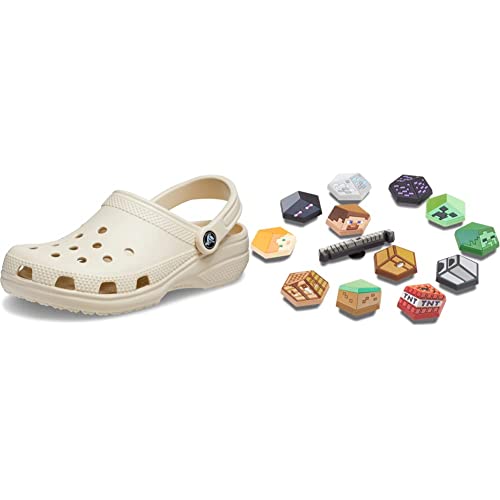 Crocs Unisex Classic Clog + Minecraft 13pc Jibbitz von Crocs