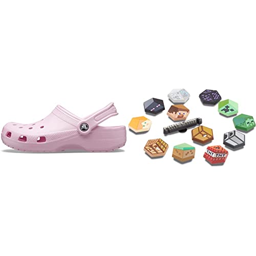 Crocs Unisex Classic Clog + Minecraft 13pc Jibbitz von Crocs