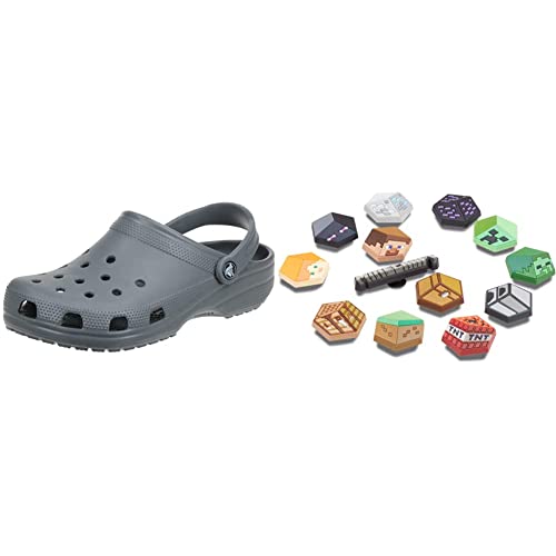 Crocs Unisex Classic Clog + Minecraft 13pc Jibbitz von Crocs