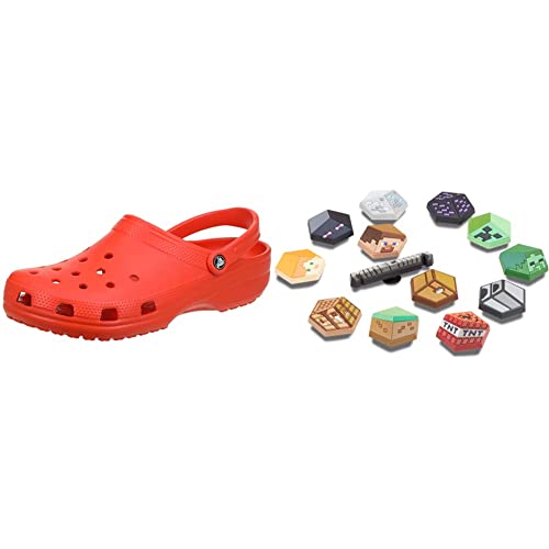 Crocs Unisex Classic Clog + Minecraft 13pc Jibbitz von Crocs