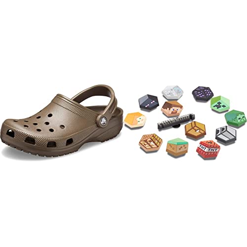 Crocs Unisex Classic Clog + Minecraft 13pc Jibbitz von Crocs