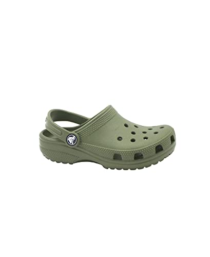 Crocs Unisex Classic Clog K (UK_Footwear_Size_System, Big_Kid, Numeric, Medium, Numeric_3), Armee Grün, 34/35 EU von Crocs