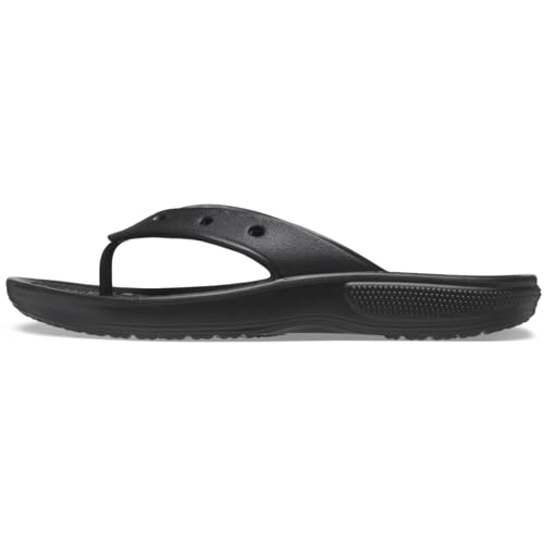 Crocs unisex-adult Classic Flip Flip-Flop, Black, 38/39 EU von Crocs