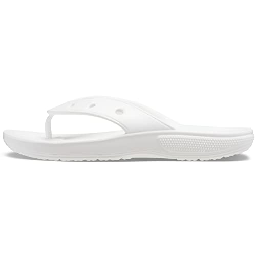 Crocs unisex-adult Classic Flip Flip-Flop, White, 38/39 EU von Crocs