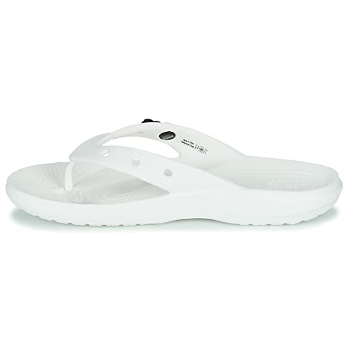 Crocs unisex-adult Classic Flip Flip-Flop, White, 38/39 EU von Crocs