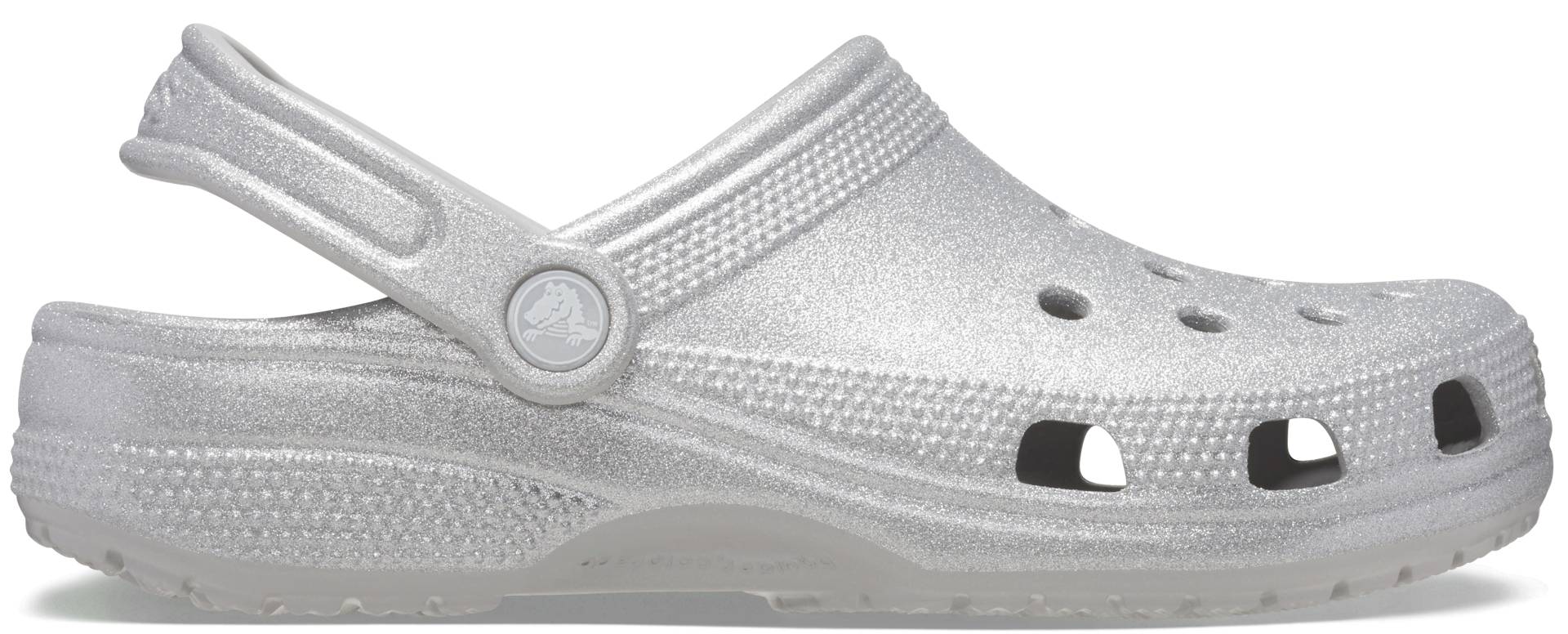 Crocs | Unisex | Classic Glitter  | Clogs | Grau | 39 von Crocs