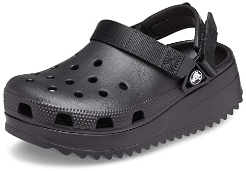 Crocs Classic Hiker Clog Blk/Blk, Holzschuh, Black/Black, von Crocs