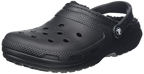 Crocs unisex-adult Classic Lined Clog Clog, Black/Black, 33/34 EU von Crocs