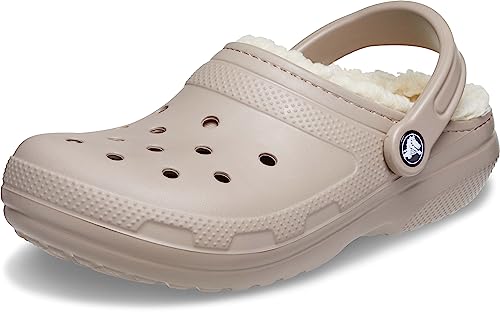 Crocs Unisex Classic Lined Clogs, Mushroom/Bone, 37/38 EU von Crocs