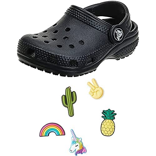 Crocs Unisex Classic Pantoffeln + Jibbitz-Schuhanstecker 5er-Set von Crocs
