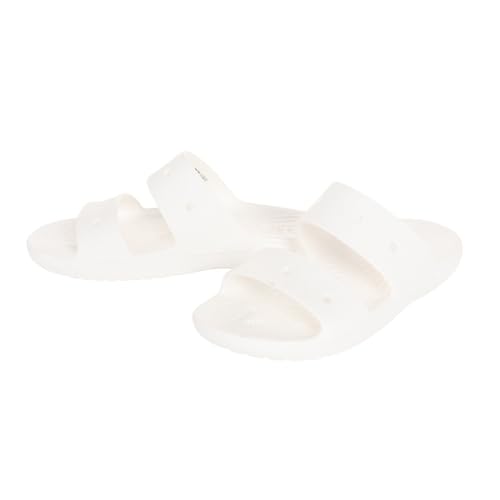 Crocs Unisex Erwachsene Classic Crocs Sandal Sandalen, White, 43/44 EU von Crocs