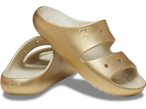 Crocs Unisex Classic Sandals 2.0 Slide, Gold, 37/38 EU von Crocs