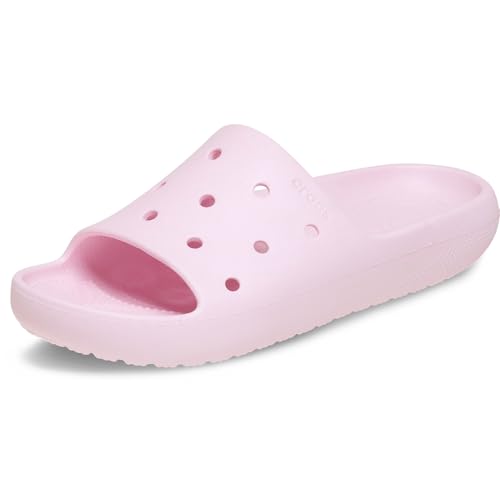 Crocs Unisex Classic Slide V2 Slide, Pink Milk, 43/44 EU von Crocs
