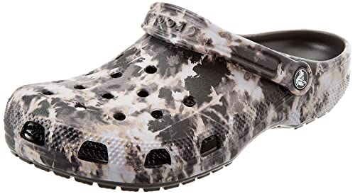 Crocs Unisex Classic Tie-dye Graphic Clog Holzschuh, Schwarz, 37 EU von Crocs