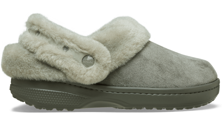 Crocs | Unisex | Classic Unfurgettable Vegan Suede  | Clogs | Grau | 46 von Crocs