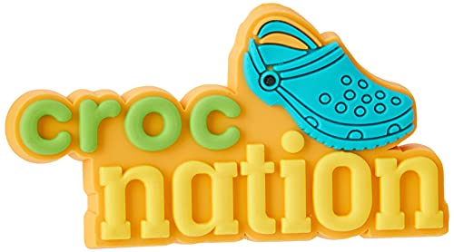 Crocs Unisex-Erwachsene Croc Nation Schuhanhänger, Mehrfarbig von Crocs