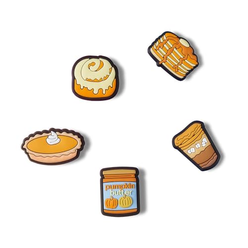 Crocs Unisex Scented Fall Yummies 5 Pack Schuhanhänger, Duftende Herbstleckereien von Crocs